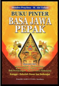 Image of Buku Pinter Basa Jawa Pepak